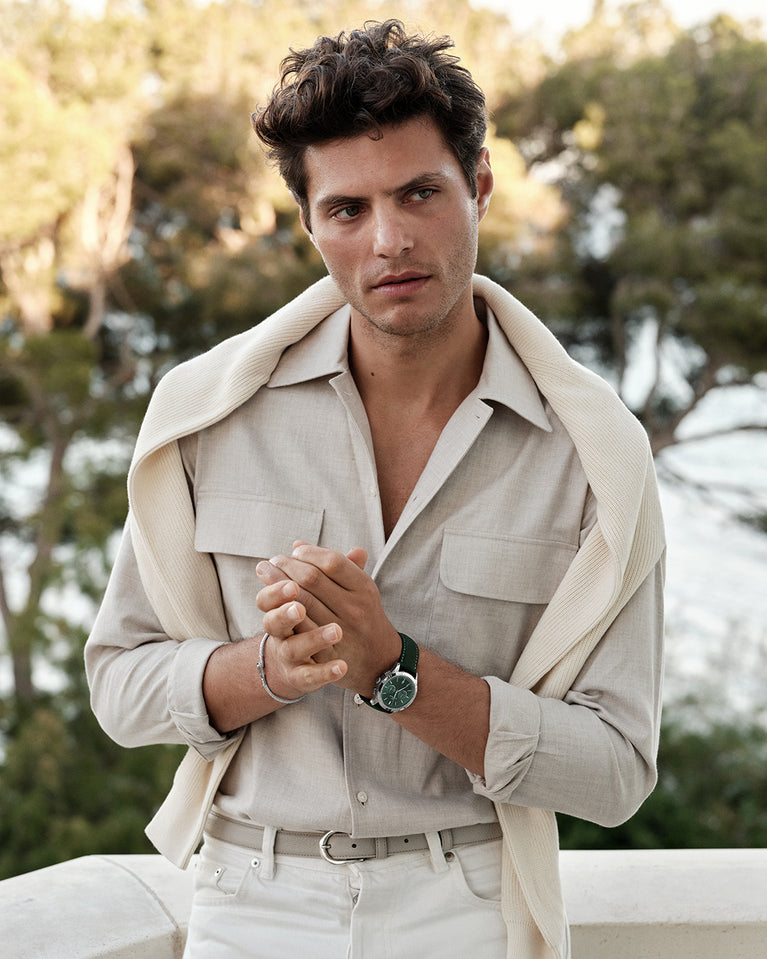 Say Hello to Chrono 39 Sardinia w/ Green Leather Strap