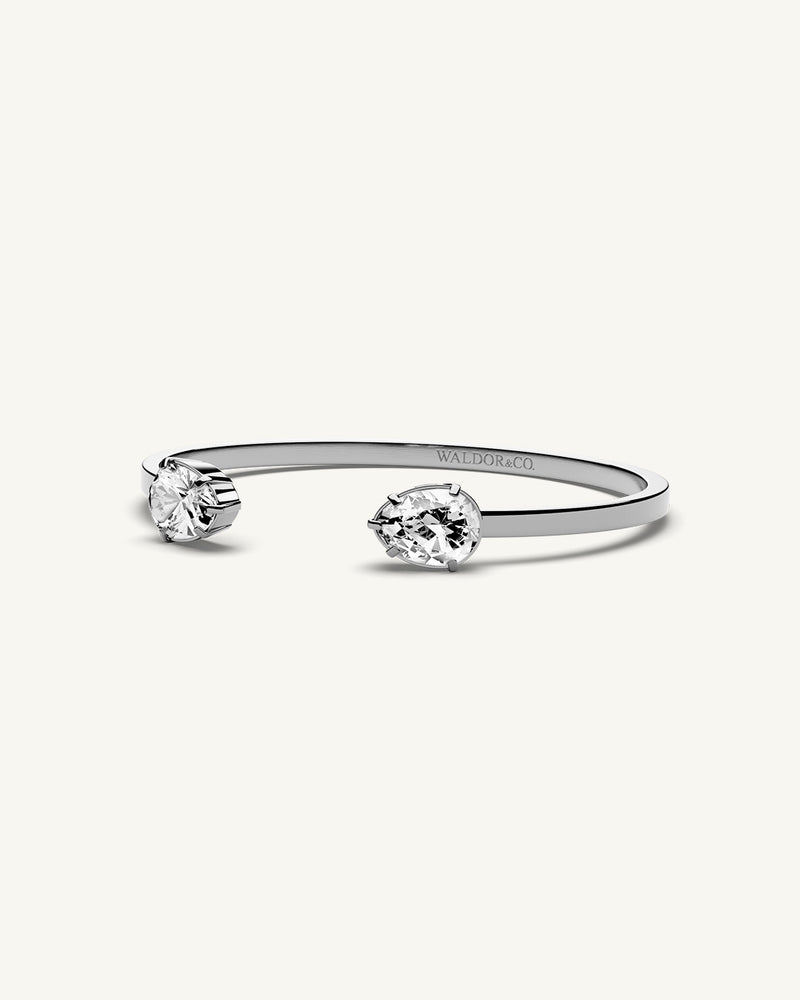 Crystal Bangle Polished